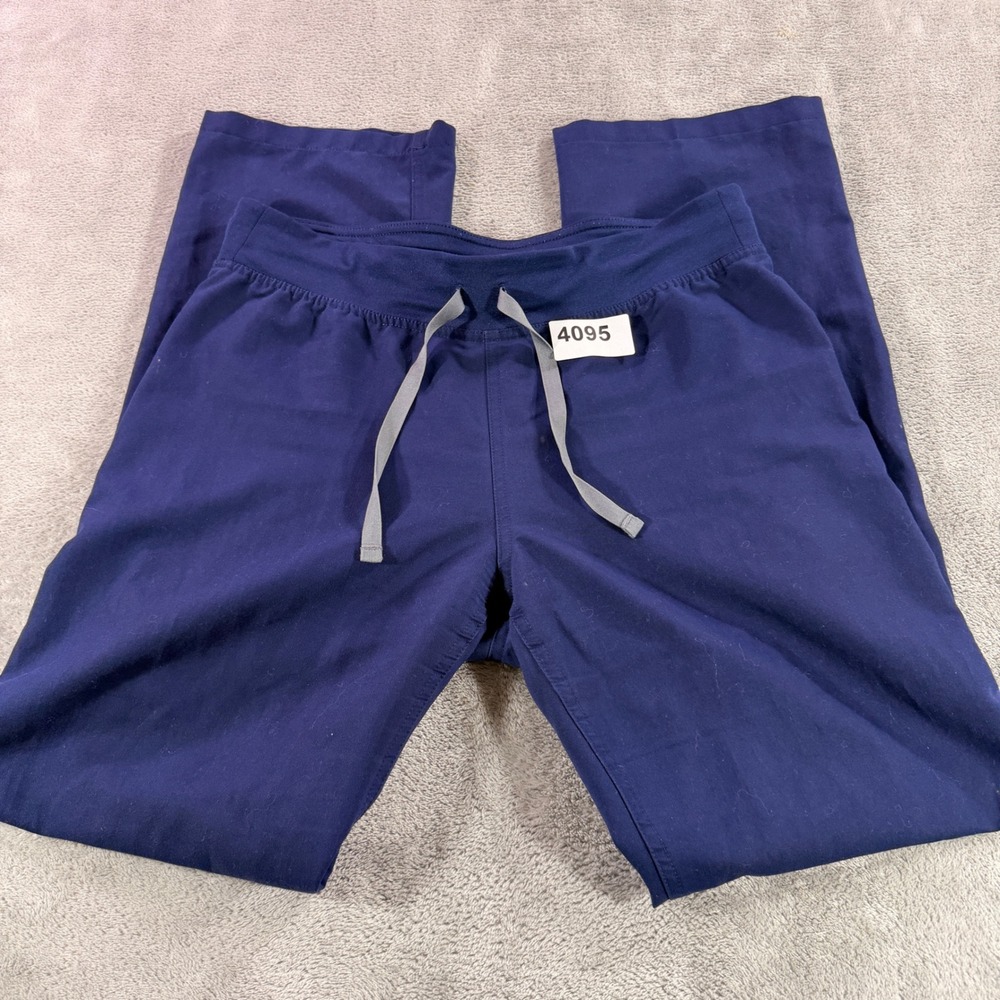 FIGS Scrub Pants Women Small Navy Blue Technical Collection Straight Leg